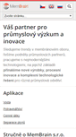 Mobile Screenshot of membrain.cz